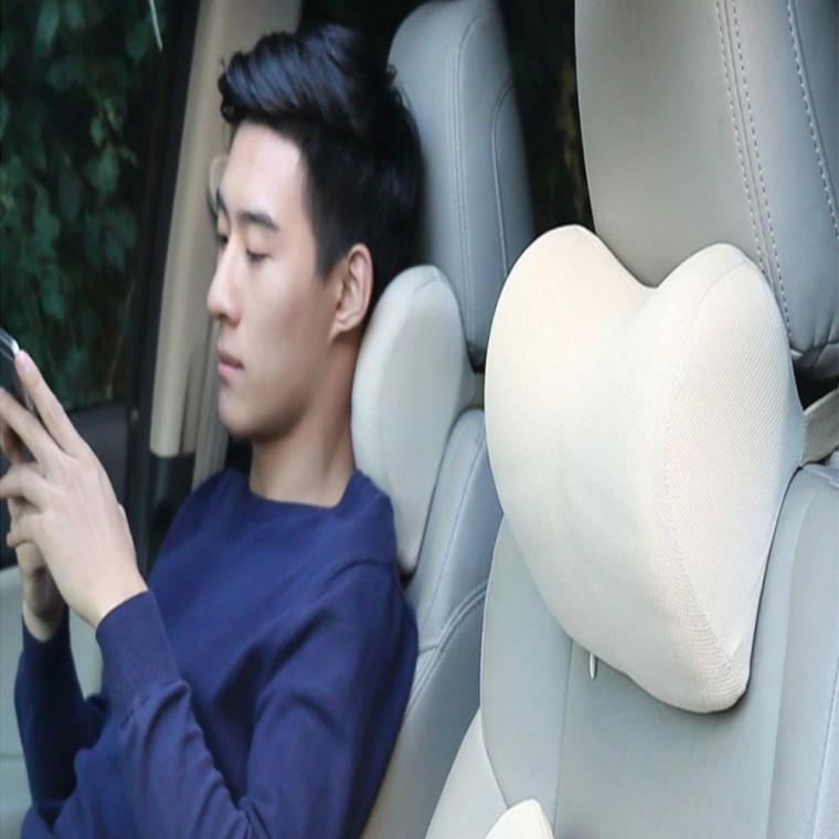 목베개 자동차 머리 받침 의자 메모리 폼 쿠션 패브릭