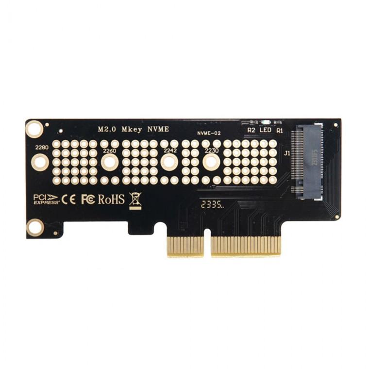 M.2 SSD to PCI-E 변환 어댑터 4x SSD 컨버터