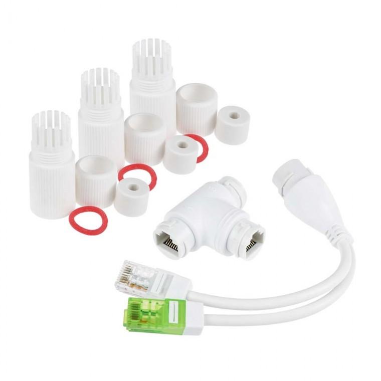 POE 분배 어댑터 RJ45 방수키트 CCTV 카메라 라우터 프린터