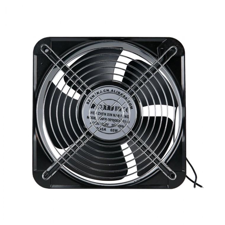 AC 대형 쿨링팬 200mm 팬 그릴 먼지유입 이물질 방지 본체