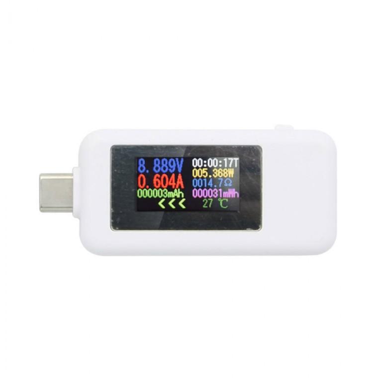 USB 3.1 C타입 테스터기 전류 전압 충전 용량 온도 시간 측정