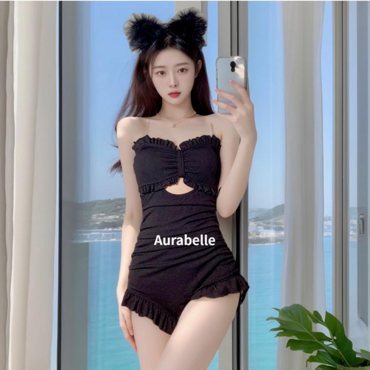 아우라벨르 해변 모노키니 휴양지원피스 래쉬가드비키 비치웨어 원피스 바캉스 헤변룩 호캉스 여행룩 체형