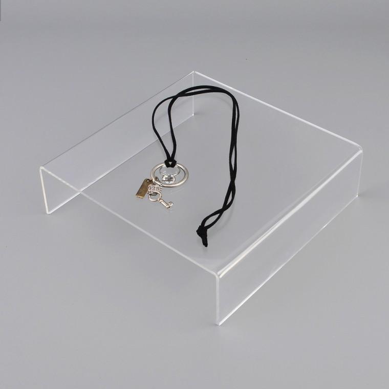 정사각 ㄷ형 아크릴 진열대 210x210x60mm