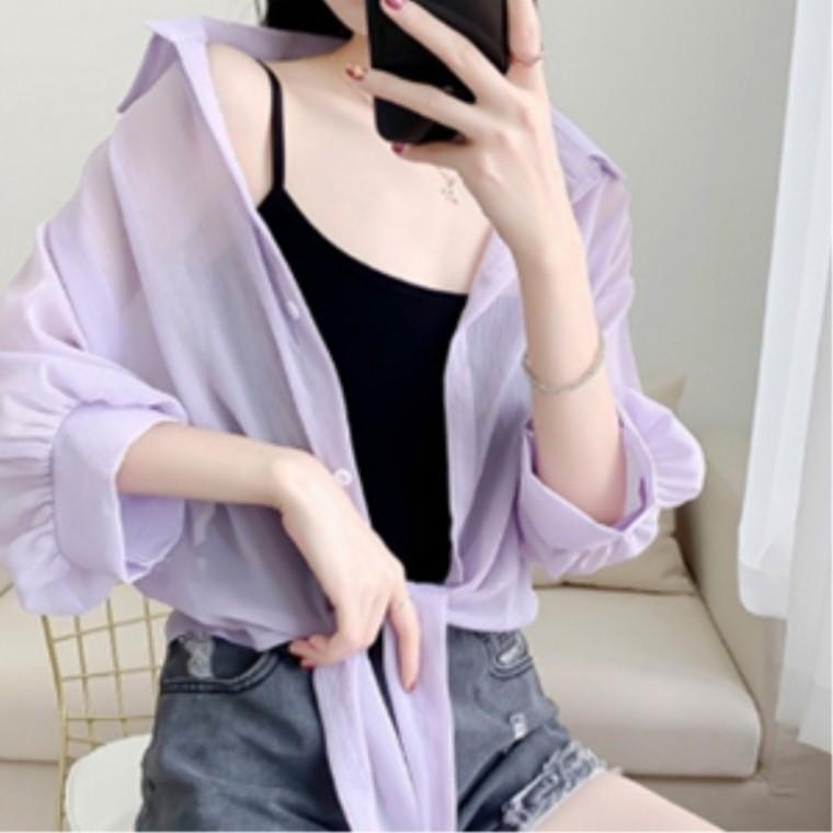 쉬폰 20대블라우스 소프트 유니크패션 데이트룩블라우스 여성스러운블라우스 30대여성의류 블라우스 시스루