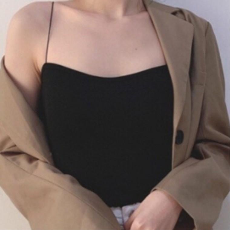 자체제작 캡내장 세련된느낌 베이직 이너 젊줌마 계곡물놀이 20대여성 나시 데일리룩아이템 여성모던룩 탑