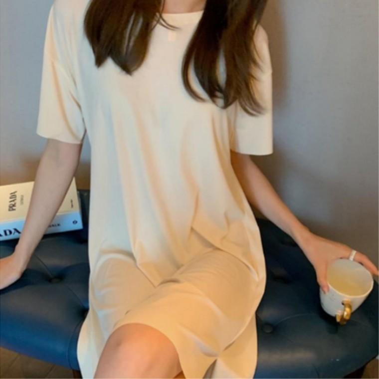 깔끔한 반팔 30대데일리룩 쿨핏 세련된원피스 베이직 원피스 세련된스타일 시원한원피스 시크룩 데일리코디