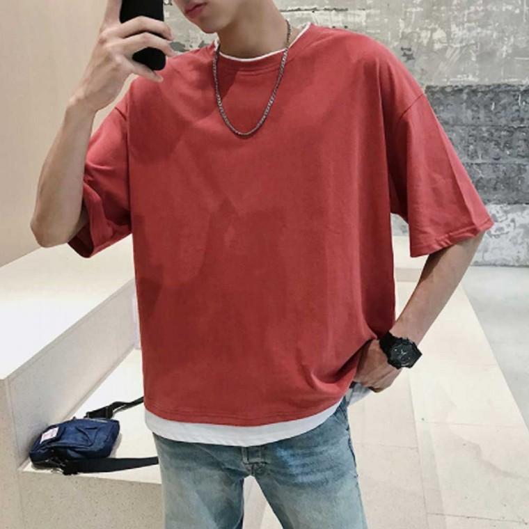스타일 베이직 베이직 남자 여름옷 올데이 썸머 데일리 반팔 Xy8