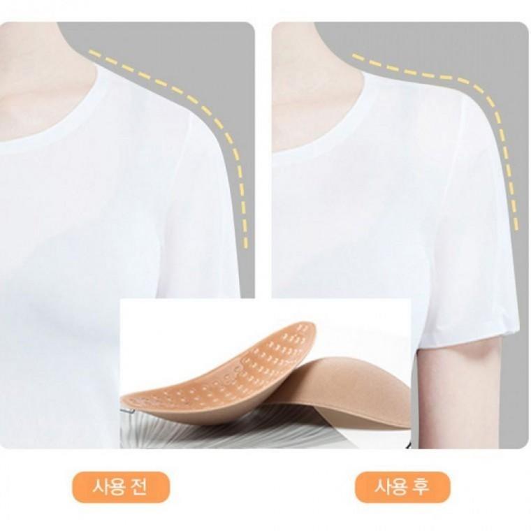 2색 1쌍 어깨패드 숄더패드 남녀공용 어깨뽕 보정패드 정장어깨패드 의류패드