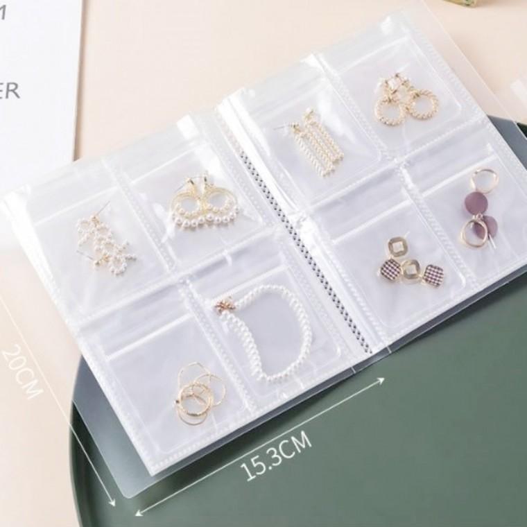 악세서리 주얼리 다이어리(160칸)+개별파우치(160장)