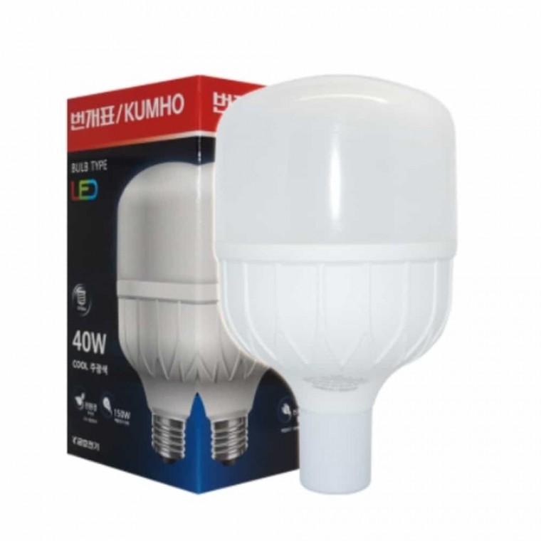 글러브램프 40W 주광색 공장등 매장램프 LED보안등 인테리어램프