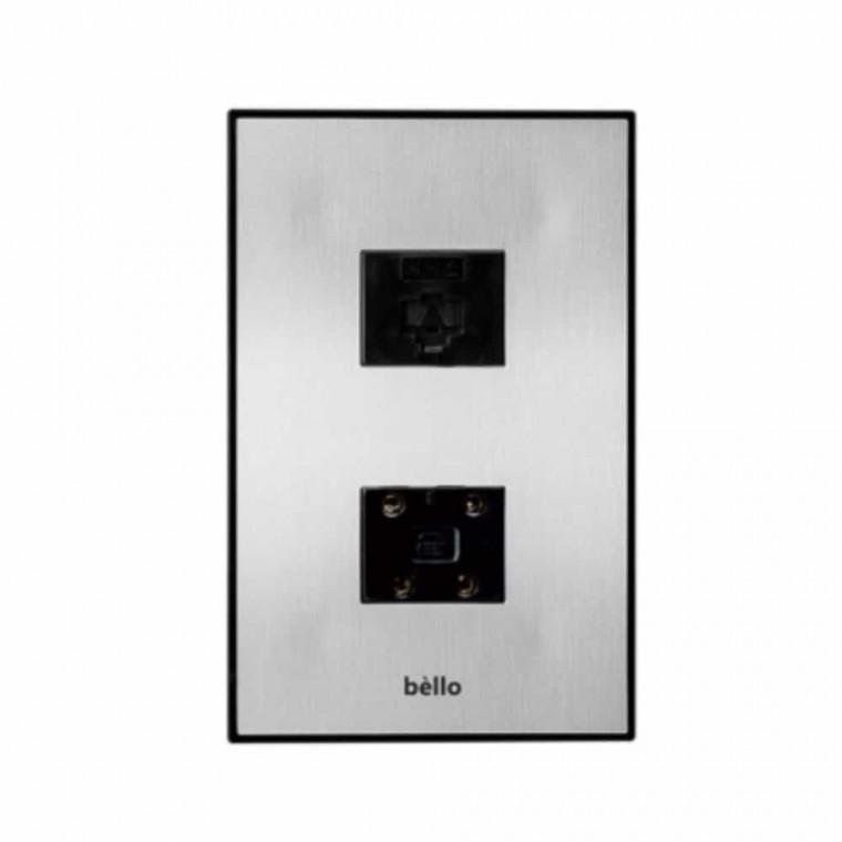 벨로 실버 12P 유선전화연결 전화통신 유선전화선 전화선포트