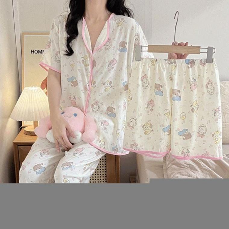 잠옷/홈웨어 러블리 잔망퍼피 3PCS 파자마세트