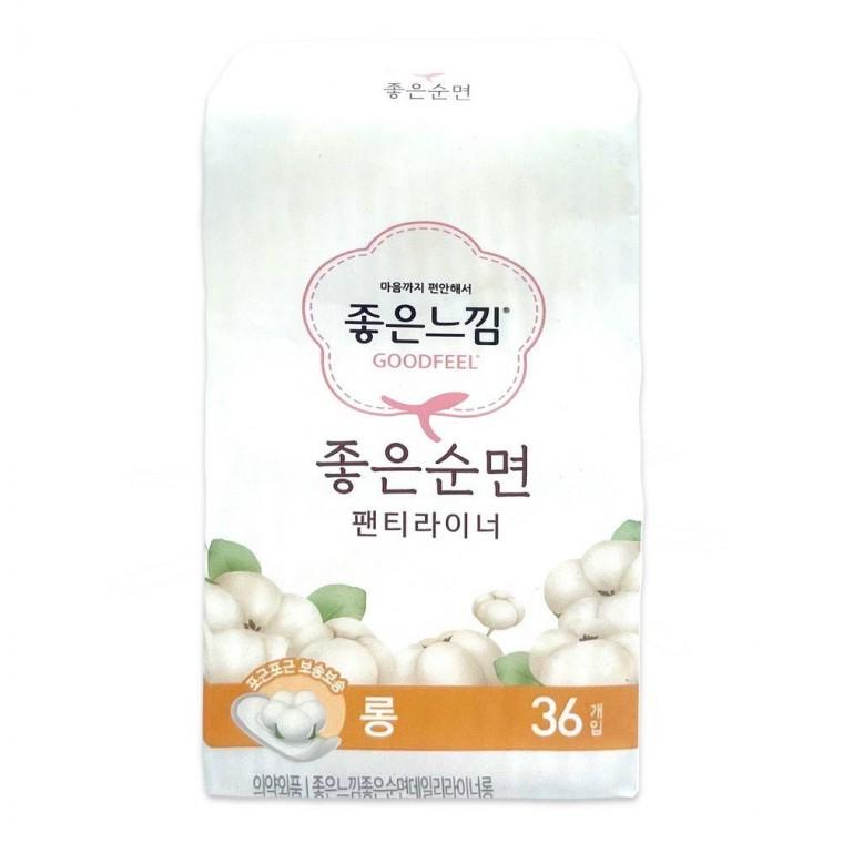 좋은느낌 좋은 순면 데일리 라이너 롱 36P 생리대