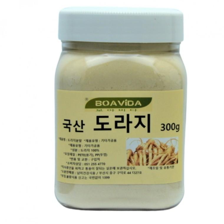 국산 100% 도라지분말 300g