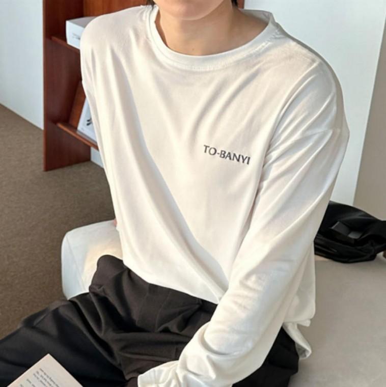 티셔츠 긴팔티 이너 루즈핏 기본 베이직 캐주얼