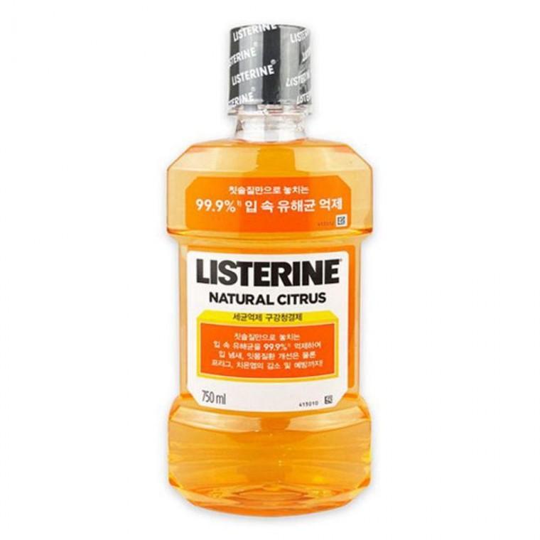 구강 리스테린 청결제 입냄새 제거 가글 시트러스 750ml
