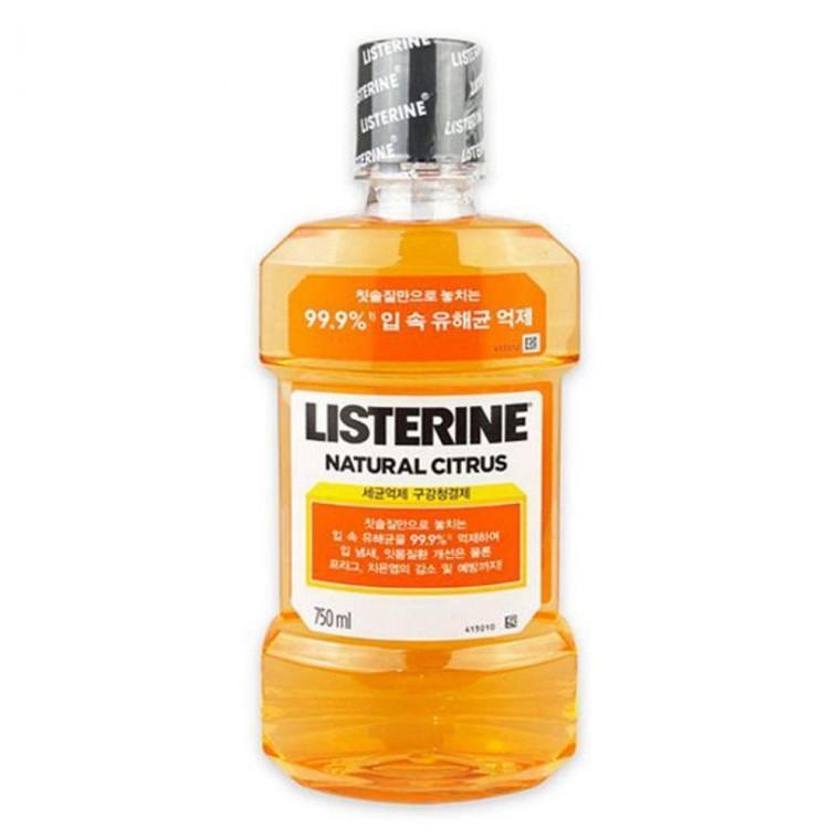 구강 리스테린 청결제 입냄새 제거 가글 시트러스 750ml