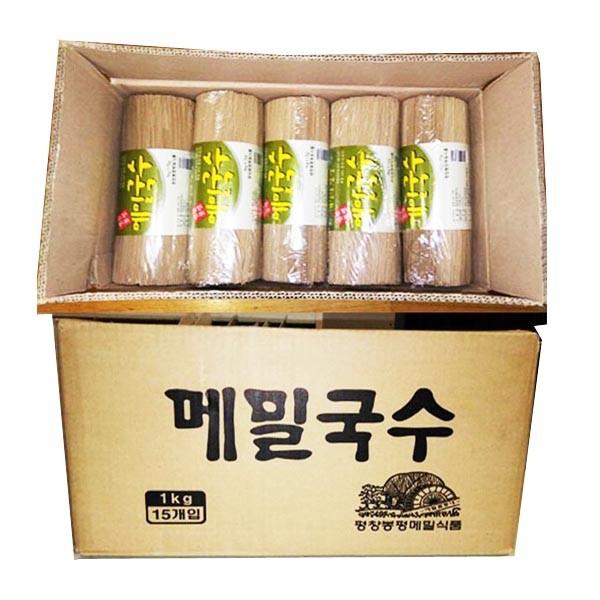 평창 봉평 메밀 국수-1박스(1kgX15개) 막국수 업소 전문용