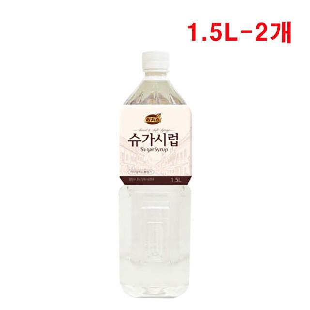 카페재료 설탕시럽 1.5L 2개
