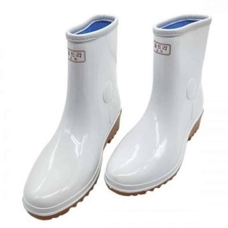 밭장화 농사용장화 여자 백색 단장화 260mm