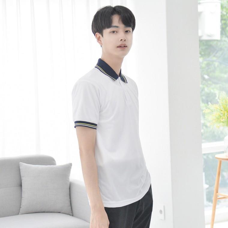 교복몰 쿨론원단 삼색 카라티셔츠 (3컬러)(남여공용)