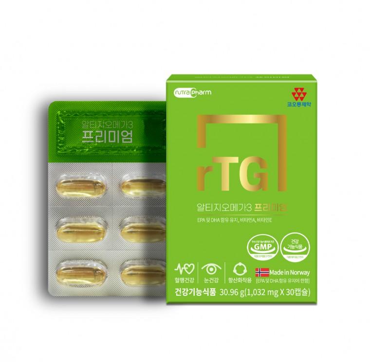 코오롱제약 알티지오메가3 프리미엄 1032mg 30캡슐