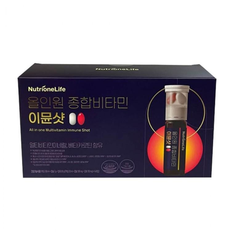 올인원 이뮨샷 액상20ml+캡슐500mg+정제700mg 14입
