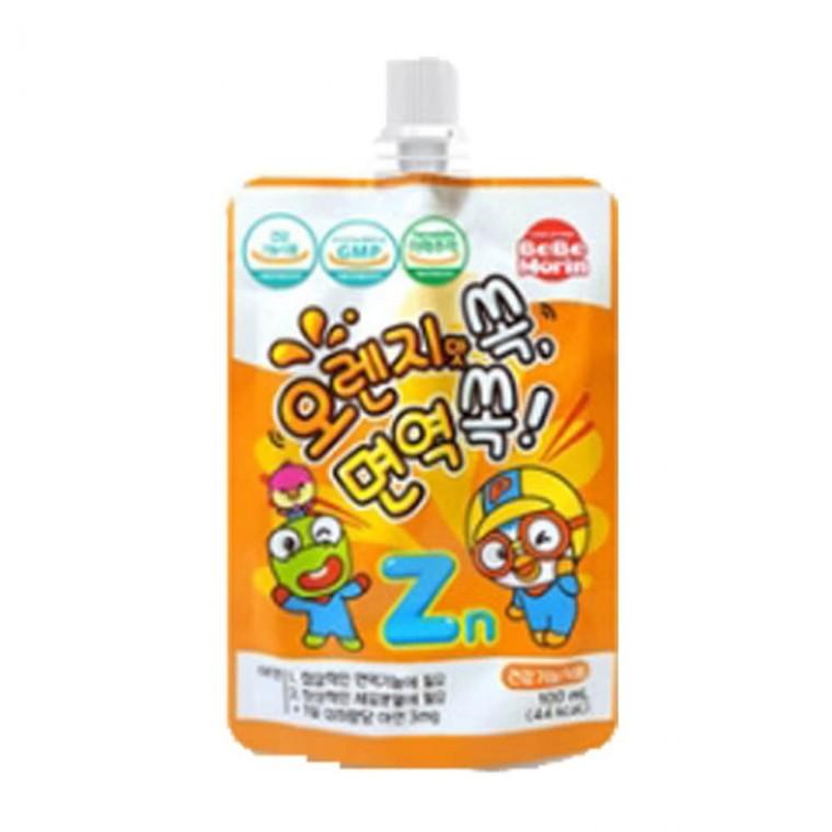 뽀로로 오렌지맛 쏙 면역 쏙 100ml