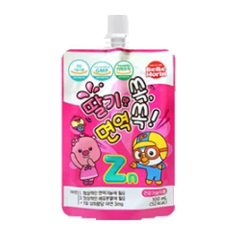 뽀로로 딸기맛 쏙 면역 쏙 100ml
