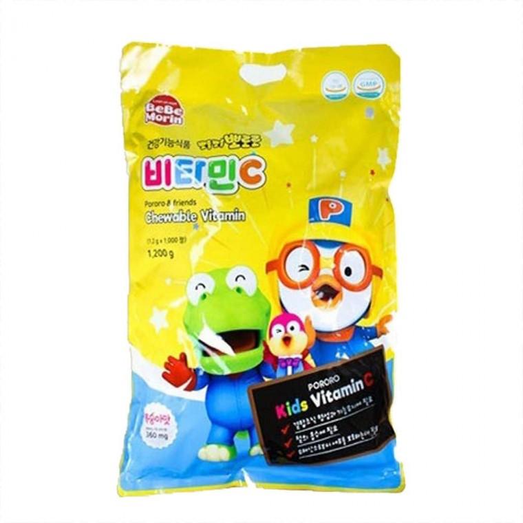 뽀롱뽀롱 뽀로로 비타민C 1000정 복숭아맛