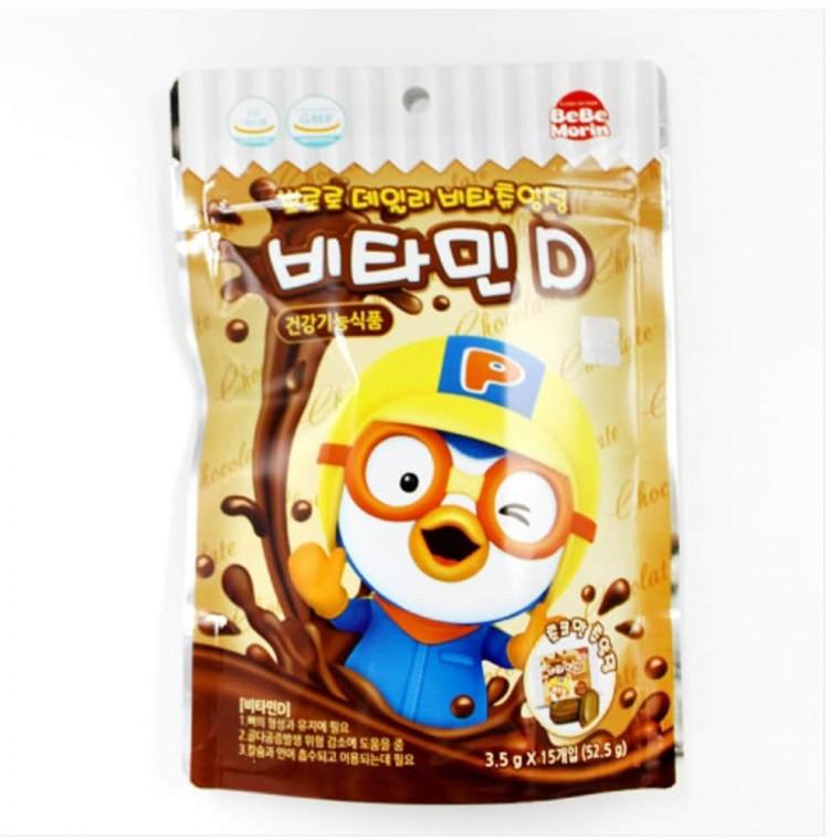 뽀로로 데일리 비타 비타민D 쵸코맛 3.5g 15개입