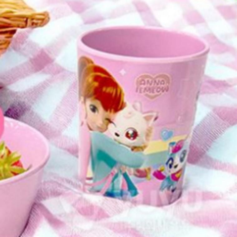 고양이 물컵 멜라민컵 어린이 유아 주스컵 280ml