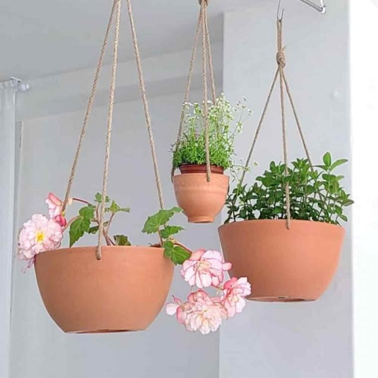 천장행잉화분걸이 행잉화분걸이 천장화분걸이 플라스틱 행잉 화분 25x12
