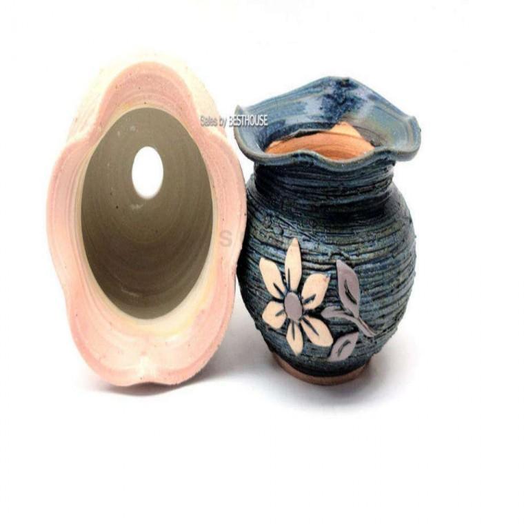 수제 다육이 화분 물결단지 12X11CM 책상화분 다육화분 예쁜화분 책상용화분 매장화분 물결화분 실내화분