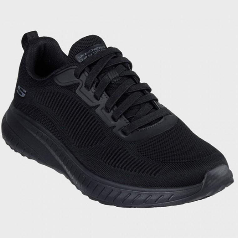 스케처스 작업화 산업화 논슬립 공장신발 현장화 BLACK 4in
