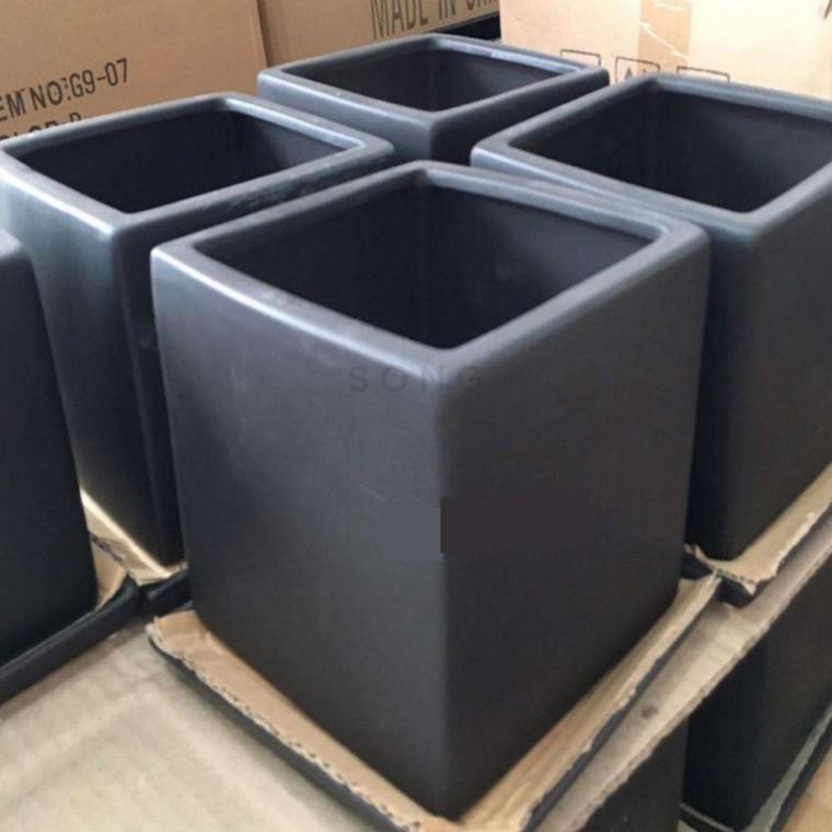 화분18x18x18cm 인테리어화분 화분인테리어 테이블화분 선인장화분 블랙화분