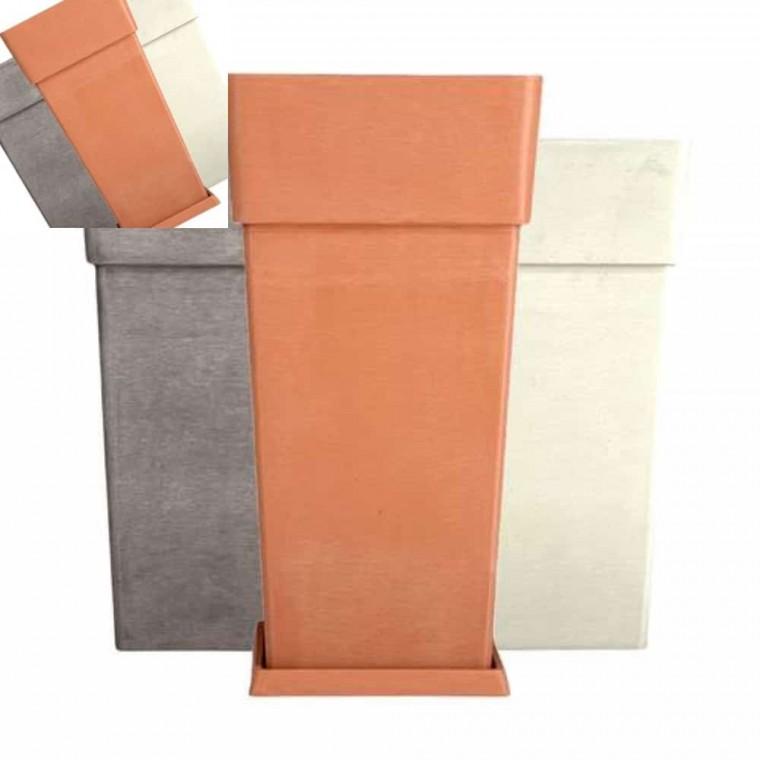 화분 정사각 롱3호 25x50cm 분갈이화분 나무화분 회사화분 매장화분
