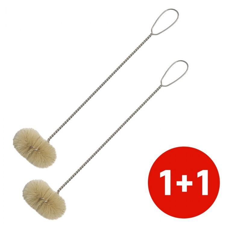 국산 원형 병솔 1+1 컵세척솔 텀블러 돈모 유리병청소