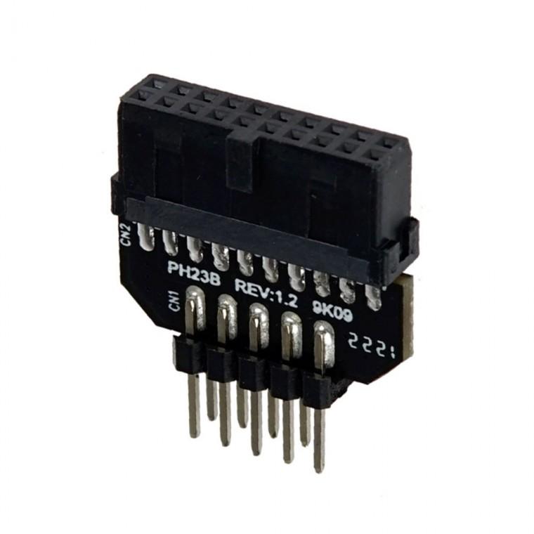 USB 3.0 2.0 20핀 9핀 변환젠더 컴퓨터 메인보드