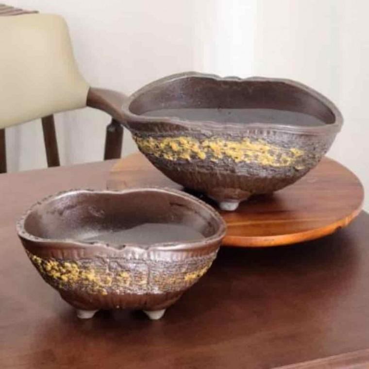 개발선인장화분 토기화분 분재용화분 다육이화분 타원 23x16x10