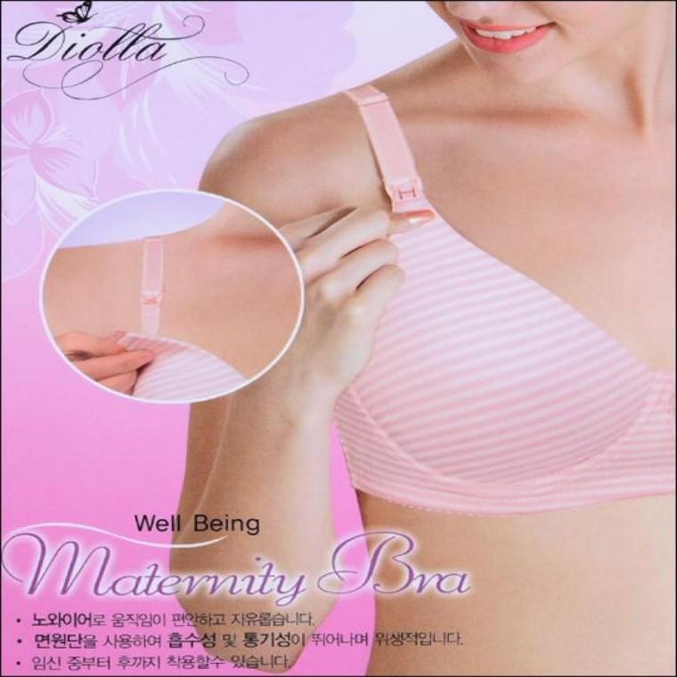 나조라 웰빙 마터니티 면패드포함 노와이어 B컵 수유용브라