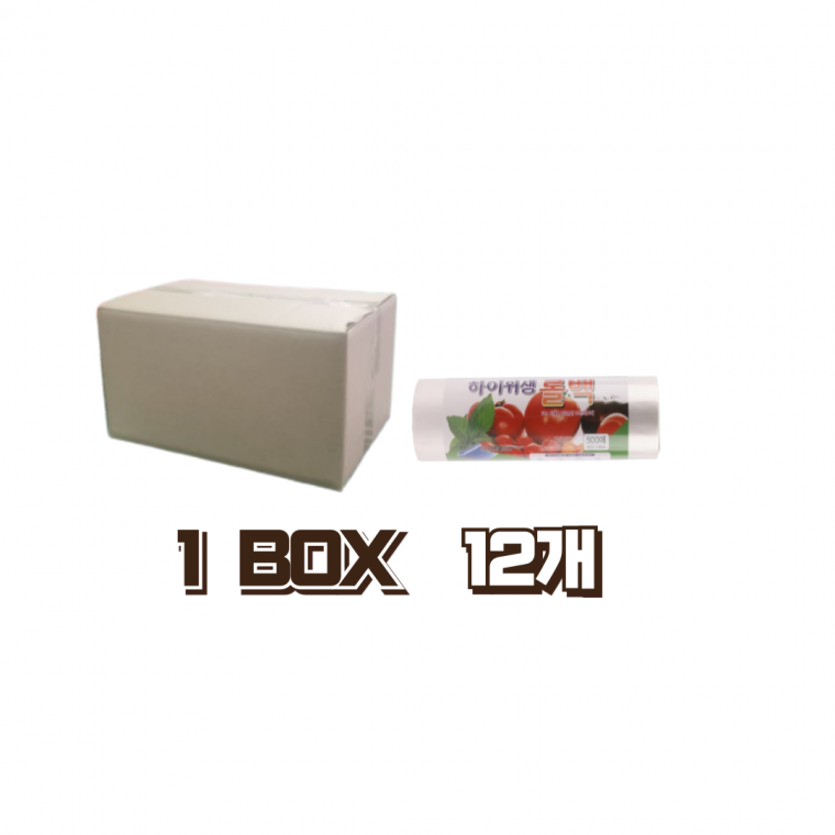 더핸즈 질긴 업소용 비닐 롤백 대형( 30cm x 40cm ) 500매 1BOX