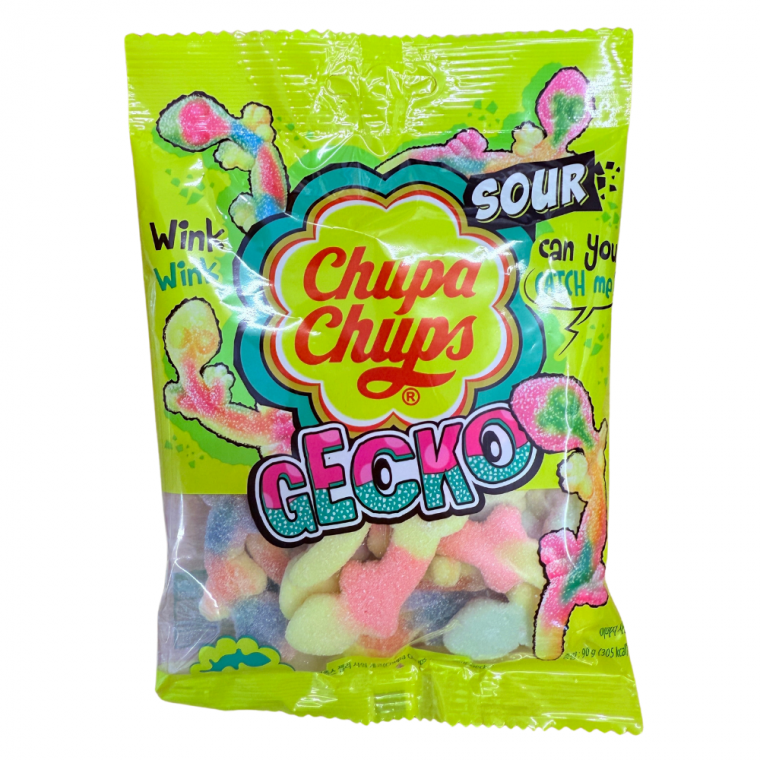 츄파춥스 젤리 사워 게코 90g
