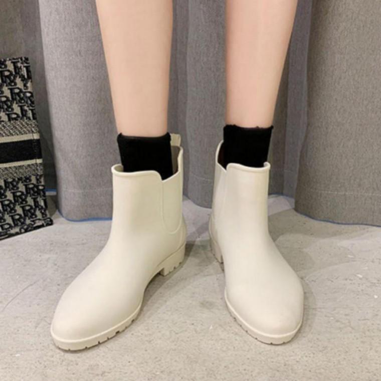 앵클 무광 첼시 레인 부츠 장화 숏장화 숏레인 여성 여름 신발