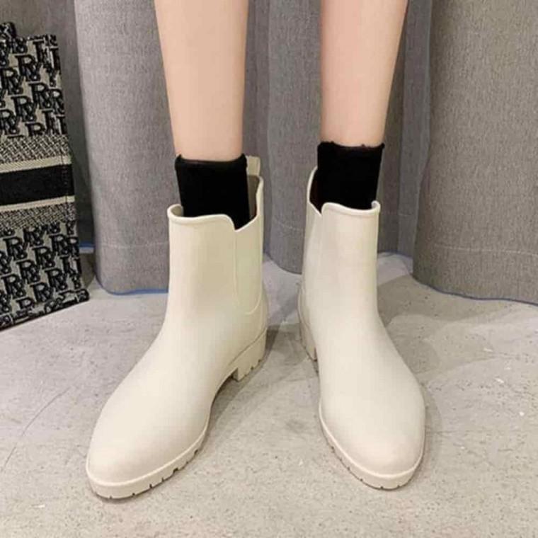 레인슈즈 비오는날신발 발목장화 짧은장화 첼시 레인부츠