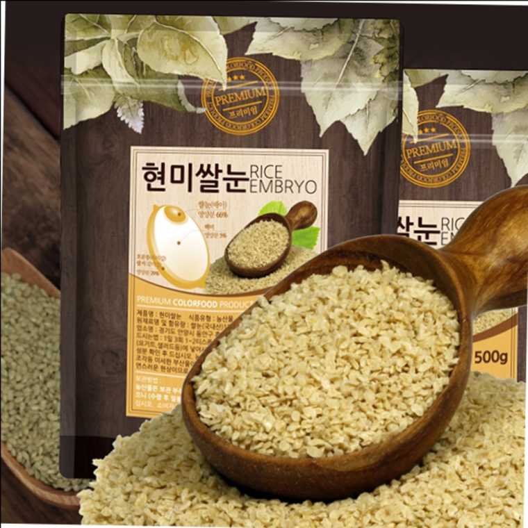 쌀눈원형 국산 500g 도정 현미쌀눈 간식