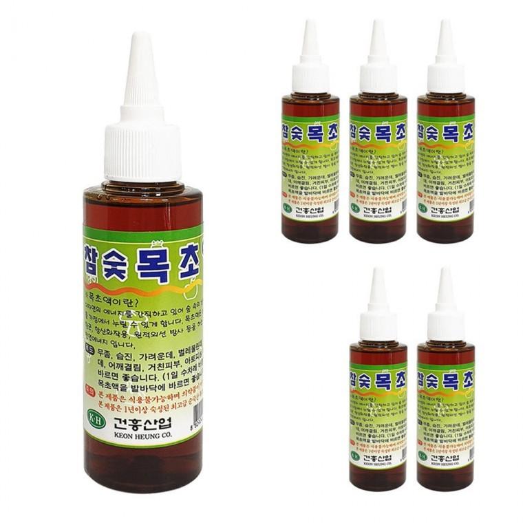 국산 참숯목초액 x(6개) 110ml 숙성 목초원액 발관리