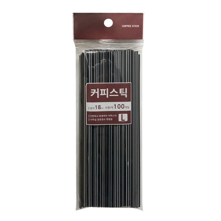 민광 커피스틱18cm(L) 테이크아웃 빨대 홀더 커피막대
