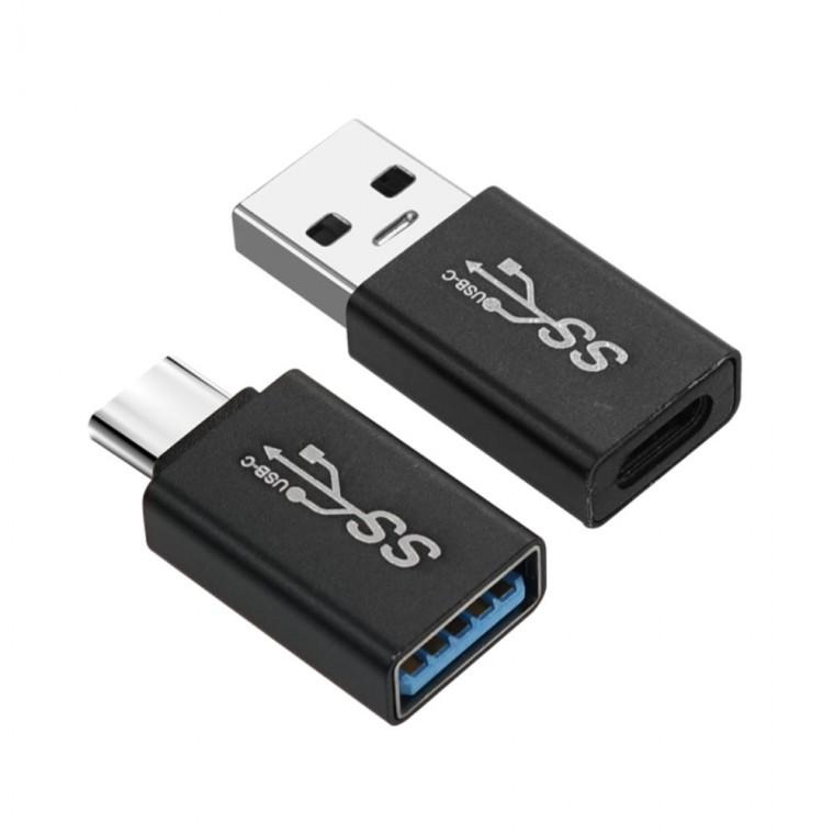 USB C타입 A타입 젠더 1세트 MF 5Gbps 충전 데이터전송