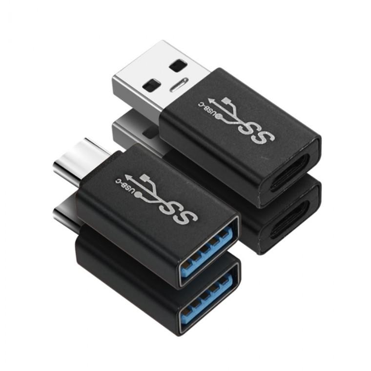 USB C타입 A타입 젠더 2세트 MF 5Gbps 충전 데이터전송